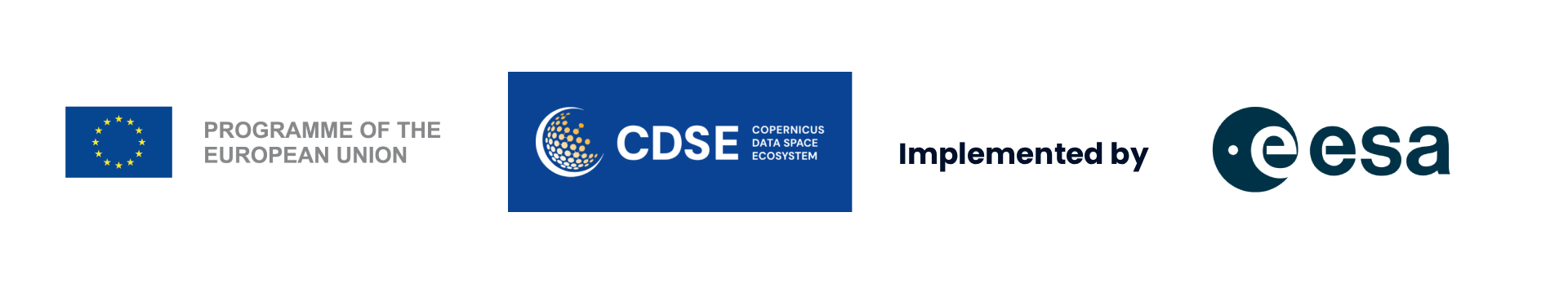 Copernicus Data Space Ecosystem - cdse banner
